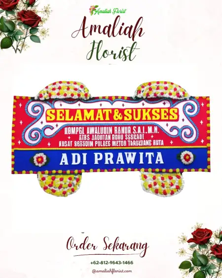 Papan Bunga Ucapan Selamat Lukluk